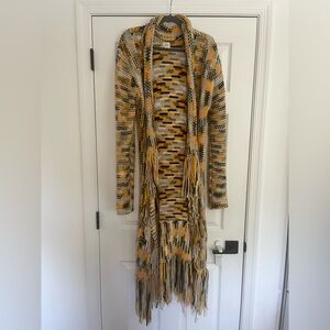 Blue Buttercup Multicolor Knit Cardigan